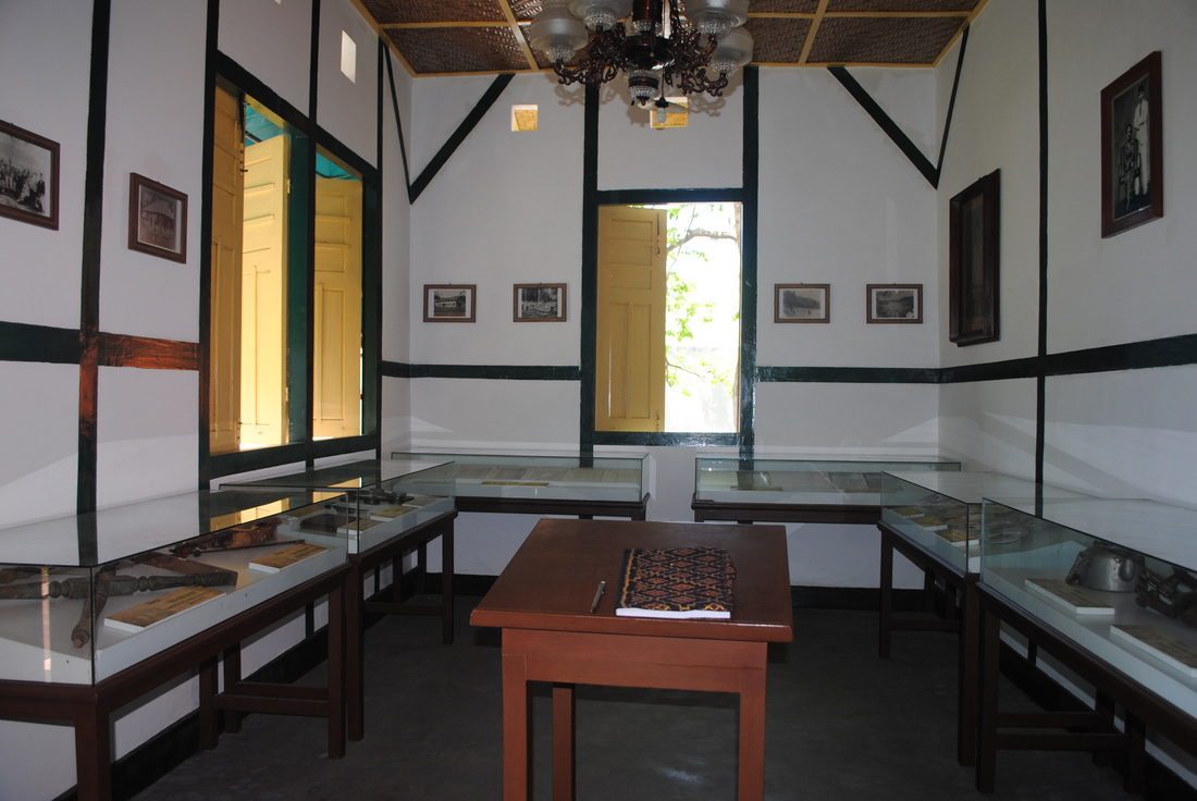 ruang pamer di dalam rumah pengasingan Bung Karno di Ende, Flores, NTT