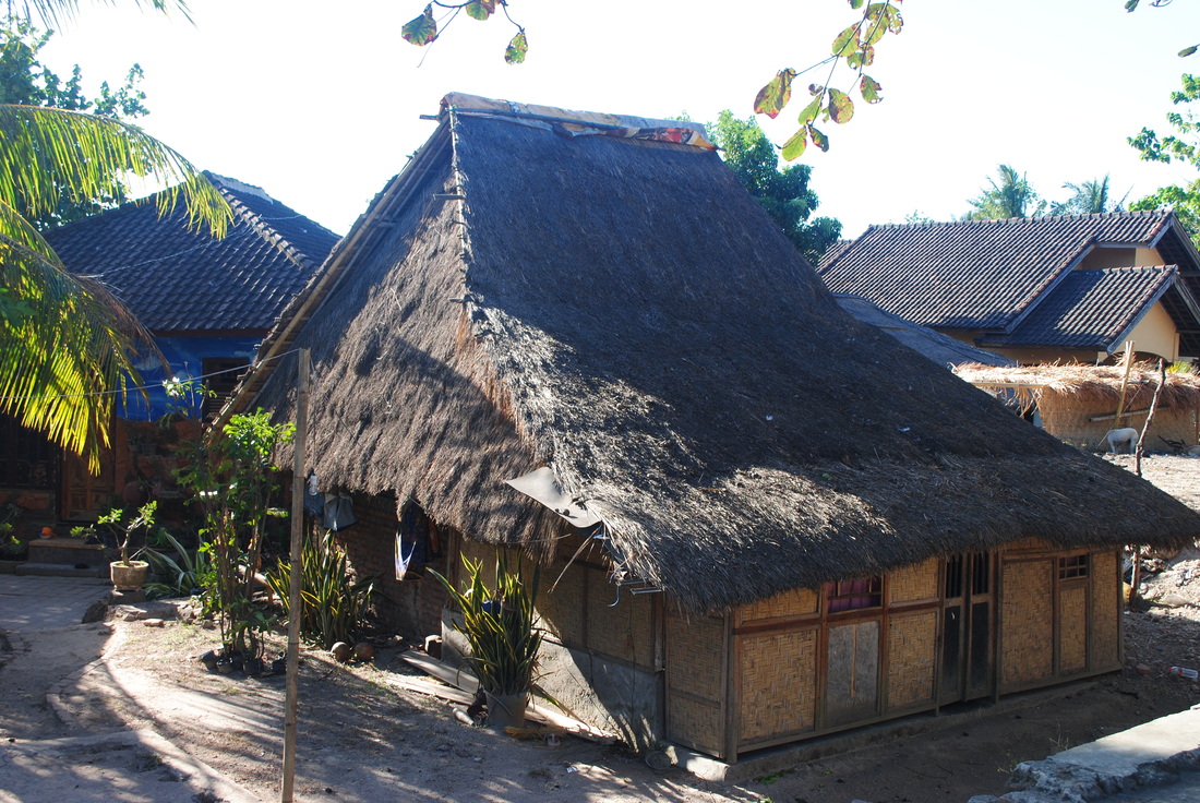 traditional house of Sasak tribe, Lombok, NTB