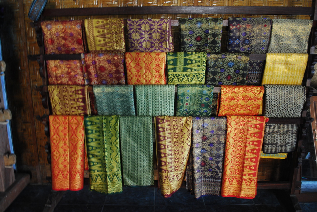 many kind songket made in Sukarara, Lombok, NTB