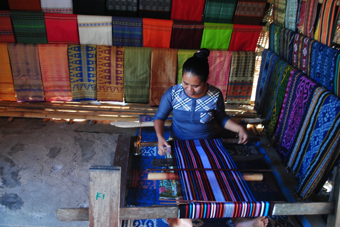 woven fabric made in Sasak's tribe, Lombok, NTB