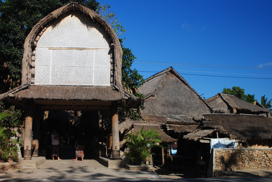 welcome at Sasak village, Sade, Lombok, NTB